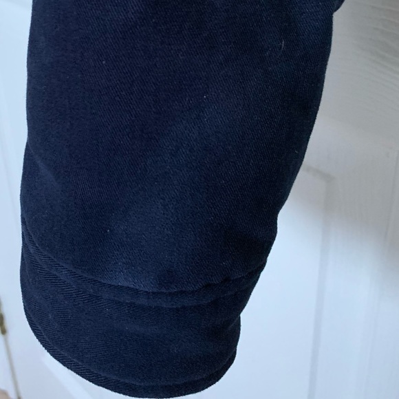 Juicy Couture Studded Dark Blue Down Jacket/Coat Y2K Edgy Elegant Luxury - Picture 9 of 14